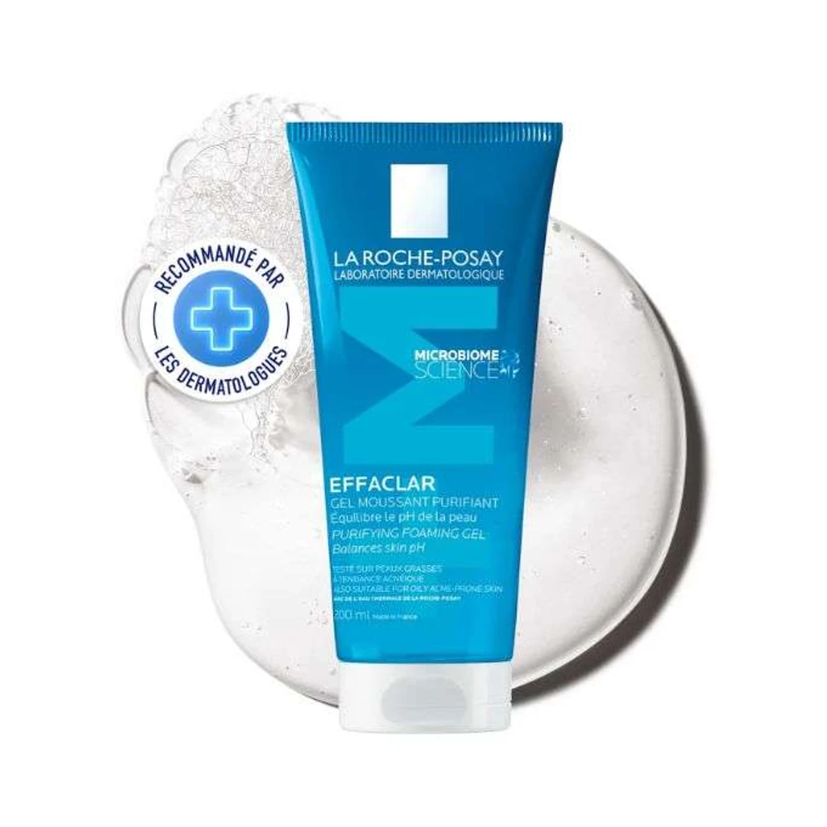 La Roche-Posay Effaclar Gel Moussant Purifiant Equilibre le PH de la Peau 200 ml