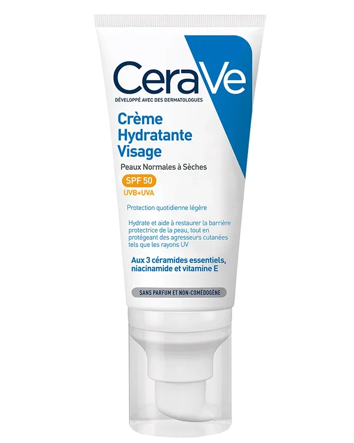 CeraVe Crème Hydratante Visage SPF50