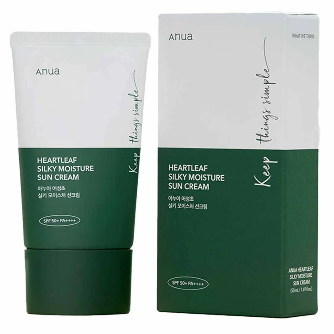 Anua Heartleaf Silky Moisture Sun Cream SPF50+
