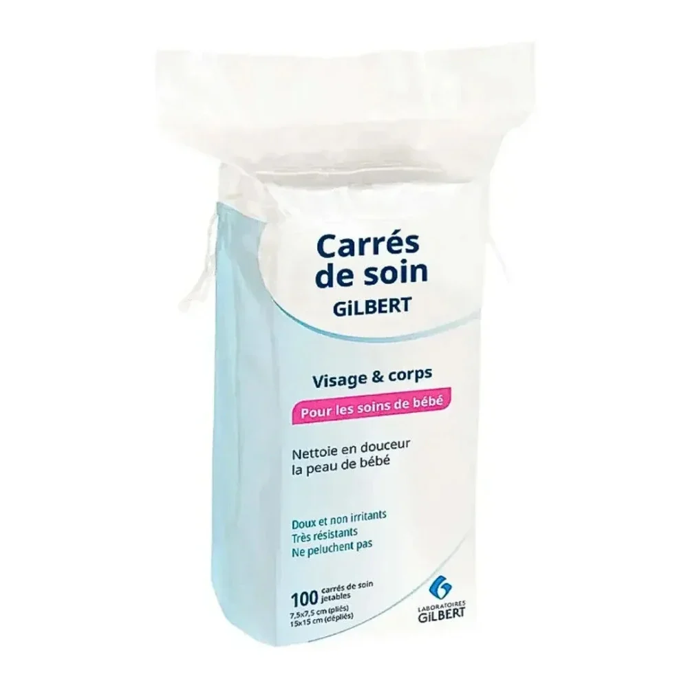 Gilbert Carrés de Soin Visage & Corps 100 carrés