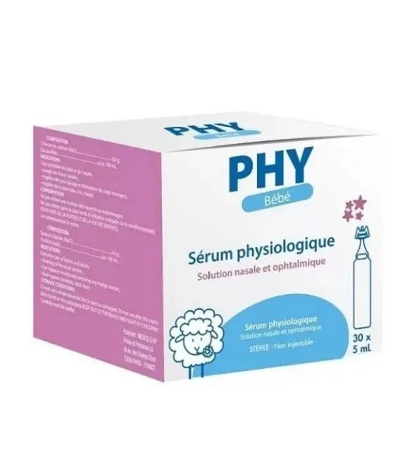 PHY Sérum Physiologique 30 × 5 ml