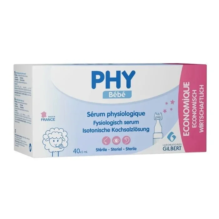 PHY Sérum Physiologique Bébé 40 × 5 ml