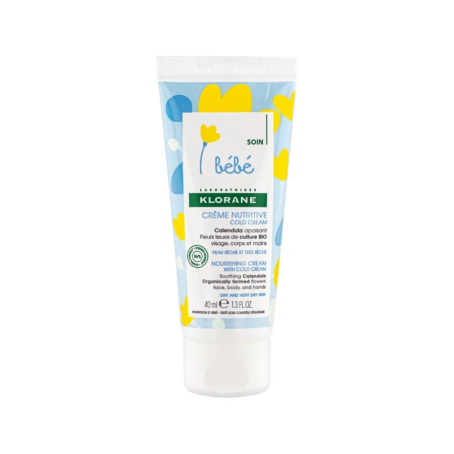 Klorane Bébé Crème Nutritive au Cold Cream 40 ml