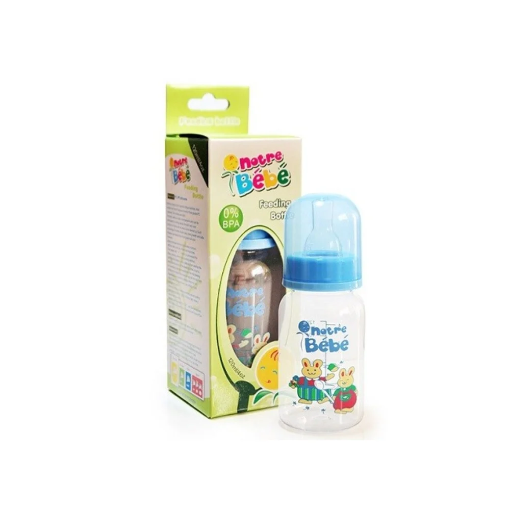 Notre Bébé Biberon simple 120 ml +0 mois