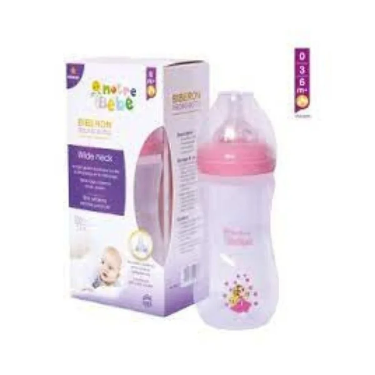Notre Bébé Biberon Wide Neck 330 ml +6 mois