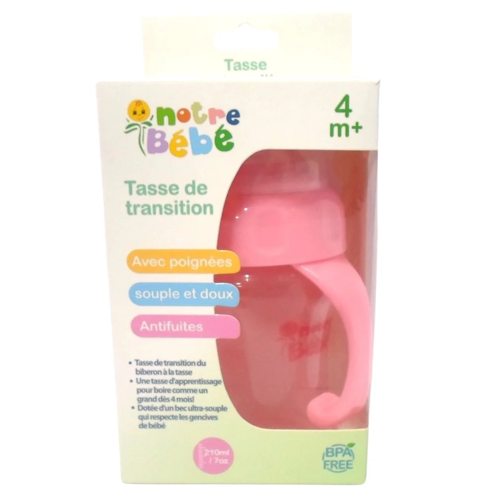 Notre Bébé Tasse de transition 210 ml +4 mois