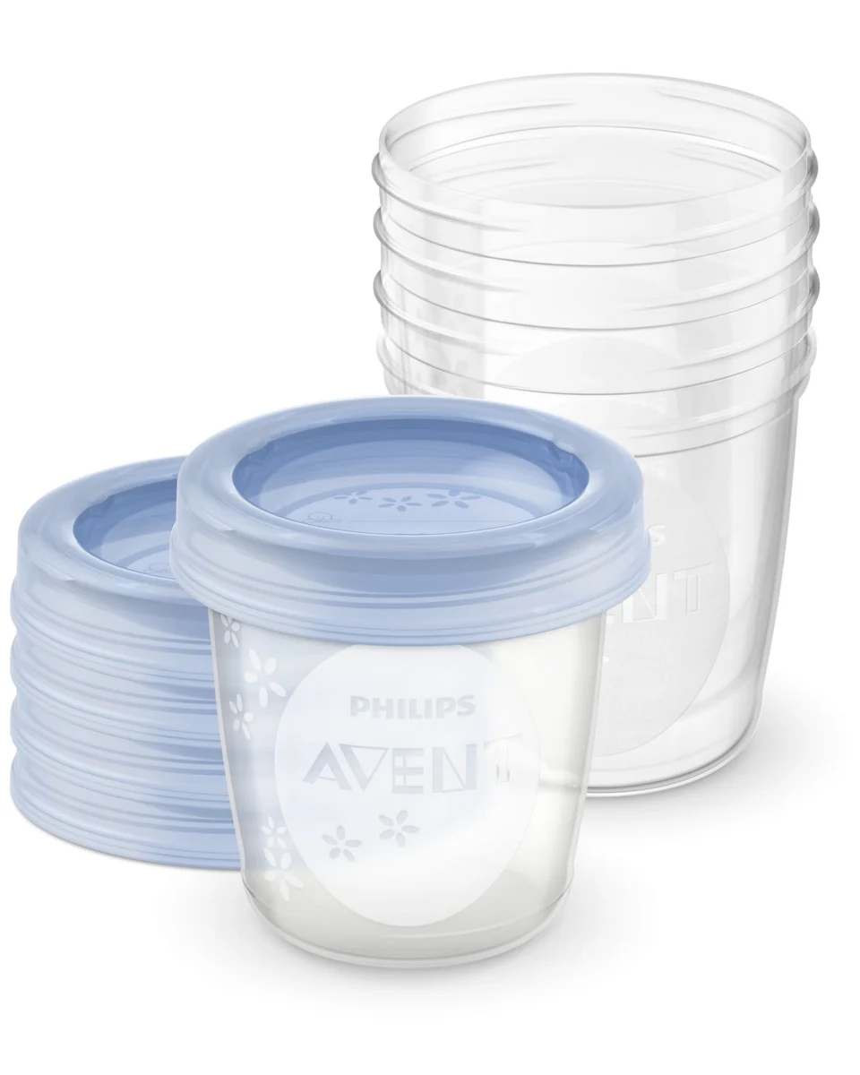 Philips Avent Pots conservation lait/aliments 5 x 180 ml