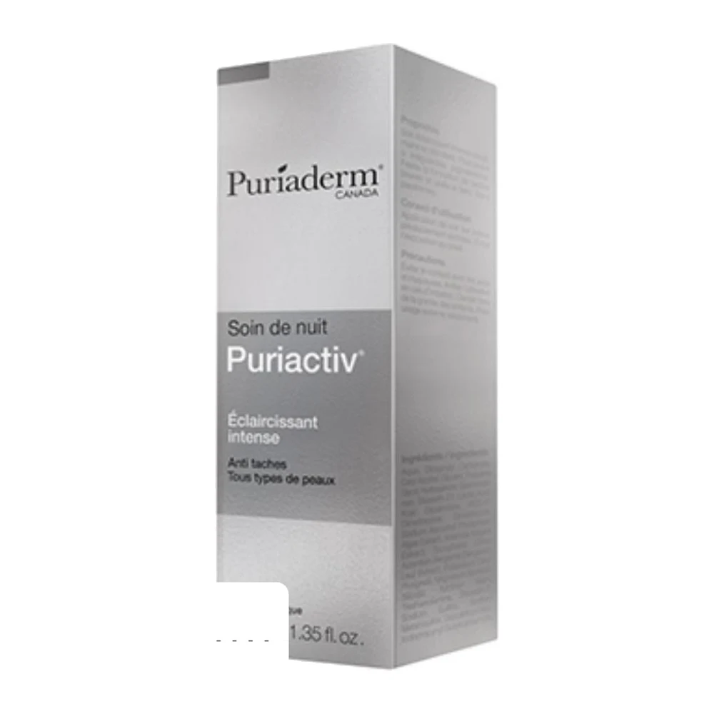 Puriaderm Puriactiv Soin De Nuit Éclaircissant Intense 30 ml
