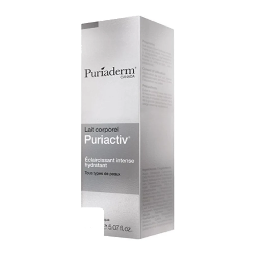 Puriaderm Puriactiv Lait Corporel Éclaircissant Intense Hydratant 150 ml