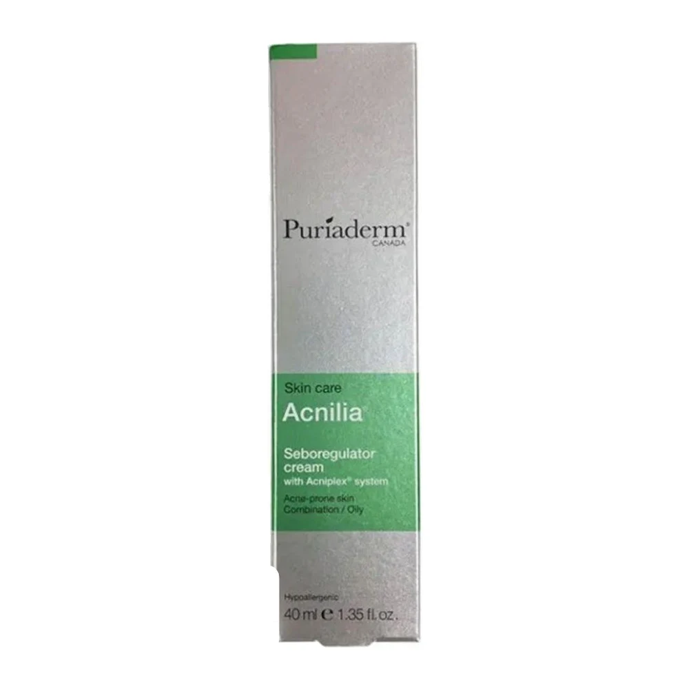 Puriaderm Acnilia Crème Séborégulatrice 40 ml