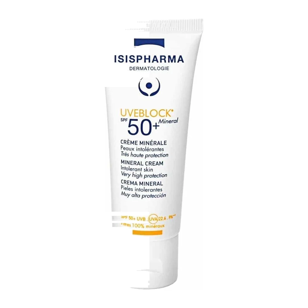 Isispharma Uveblock Crème Minérale SPF50+ 40 ml
