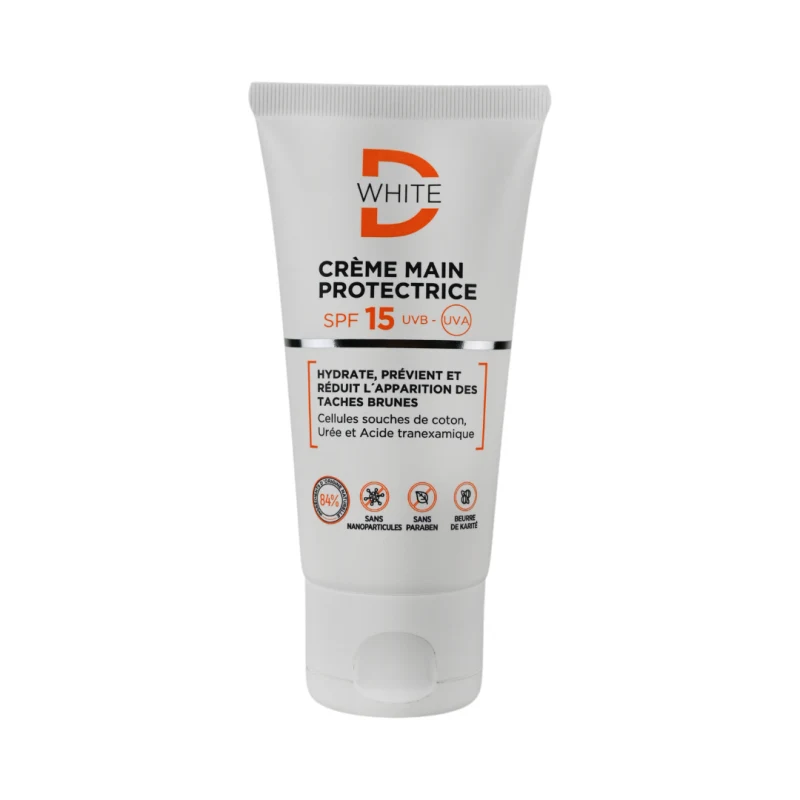 D-White Crème Mains Protectrice SPF15 50 Ml