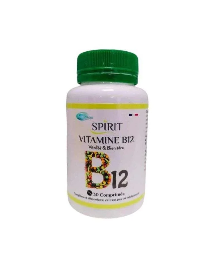 Spirit Vitamine B12 30 Comprimes
