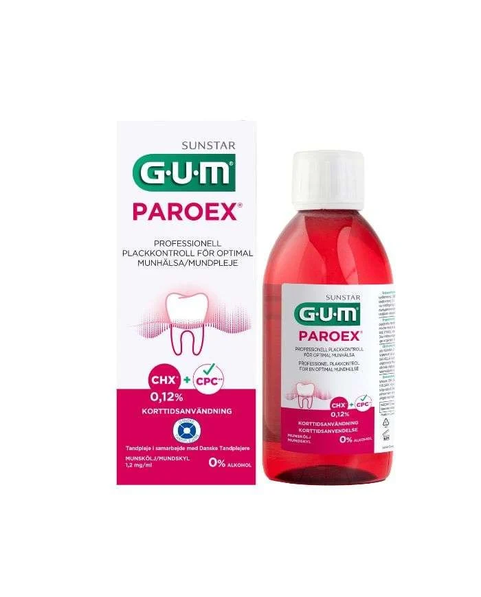 GUM Bain de Bouche Paroex 300 ml Ref 1784