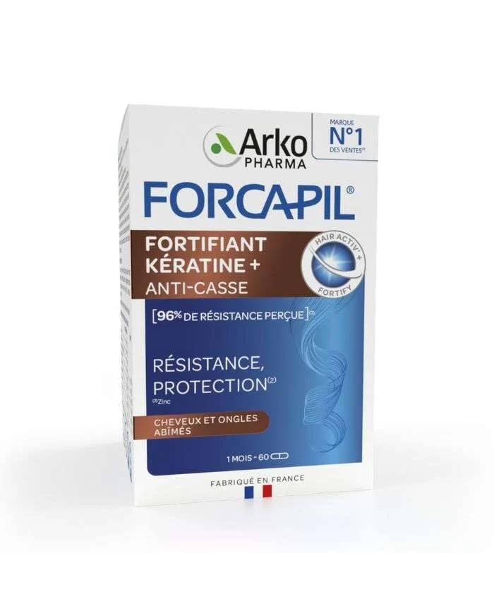 Forcapil Fortifiant Keratine Anti Casse 60 Gelules