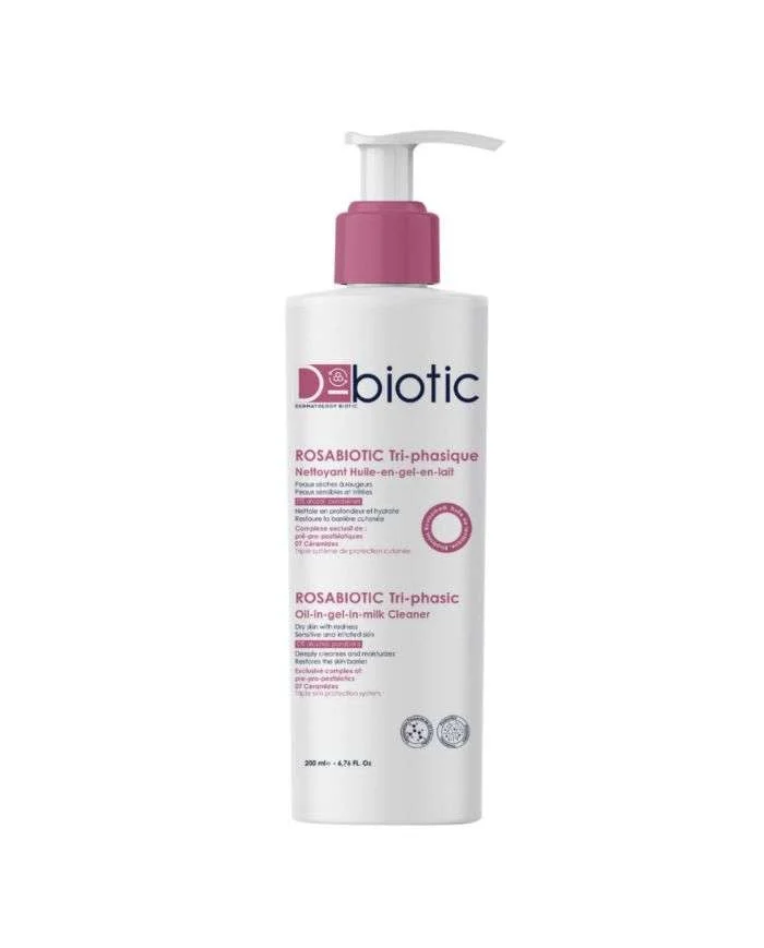 D-Biotic Rosabiotic Tri Phasique Nettoyant 200 ml