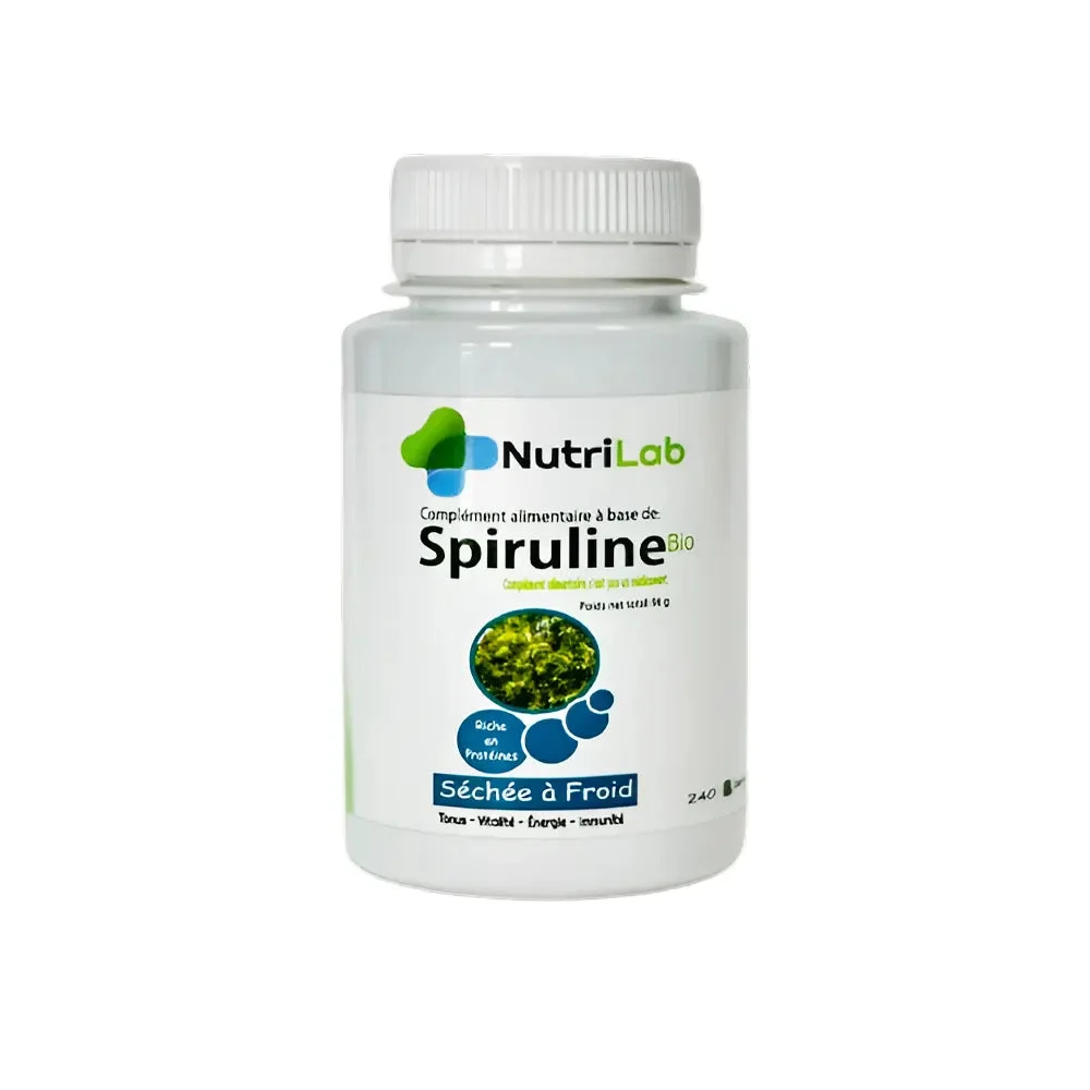 Nutrilab Spiruline Bio 240 Comprimés