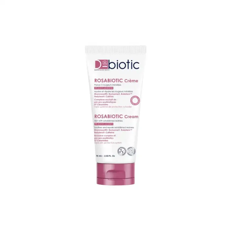D-Biotic Rosabiotic Crème 75ml Crème Apaisante Anti-Rougeurs Probiotiques
