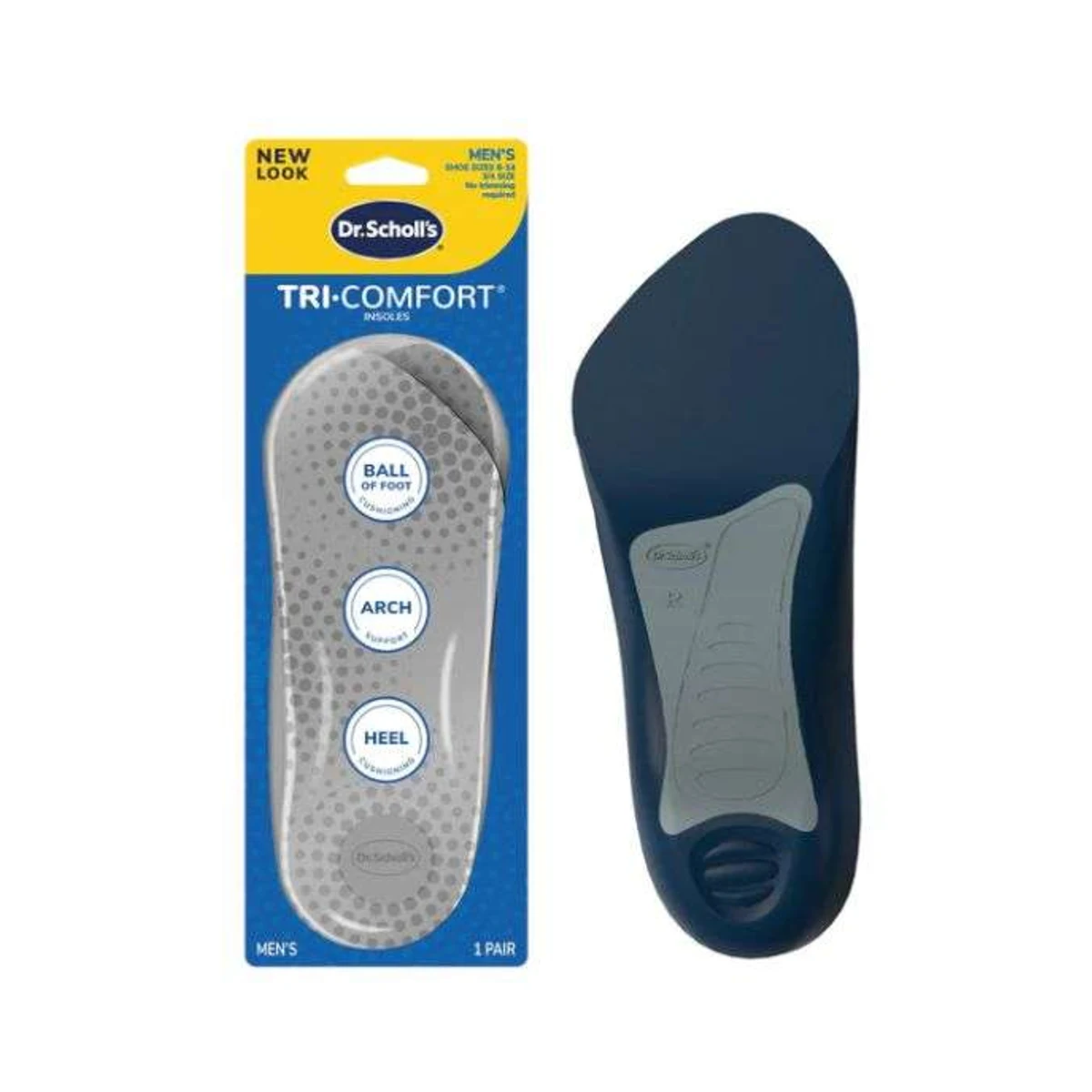 Dr Scholls Tri Confort Insoles Semelle Homme Taille 8-14